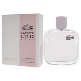 LACOSTE L.12.12 ROSE EAU FRAICHE 3.3 EAU DE TOILETTE SPRAY FOR WOMEN