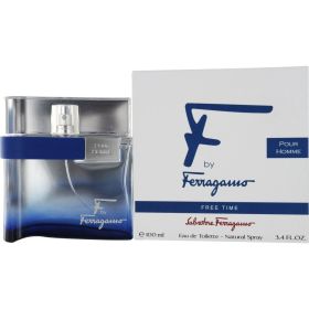 SALVATORE FERRAGAMO F BY FERRGAMO FREE TIME 3.4 EAU DE TOILETTE SPRAY