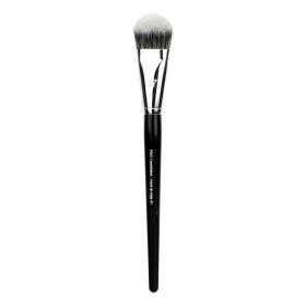 Makeup Brush with Lid, Fibrous Bristle Broom-shaped Foundation Brush Beauty Tools