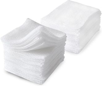 Non-Adherent Pads 4" x 4". Pack of 50 Non-Sterile Non-Woven Sponges for Wounds. Non-Linting Medical 4-ply Rayon/Poly Blend Dressings. Disposable Surgi