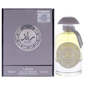 Raed Silver by Lattafa for Unisex - 3.4 oz EDP Spray