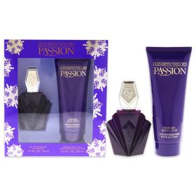 Passion by Elizabeth Taylor for Women - 2 Pc Gift Set 2.5oz EDT Spray, 6.8oz Perfumed Body Lotion