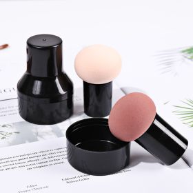 Mushroom Head Cosmetic Puff Foundation Makeup Sponge Powder Puff Smooth Sponge Multi- Function Dry &amp; Wet Beauty Makeup Tool (Color: Beige)